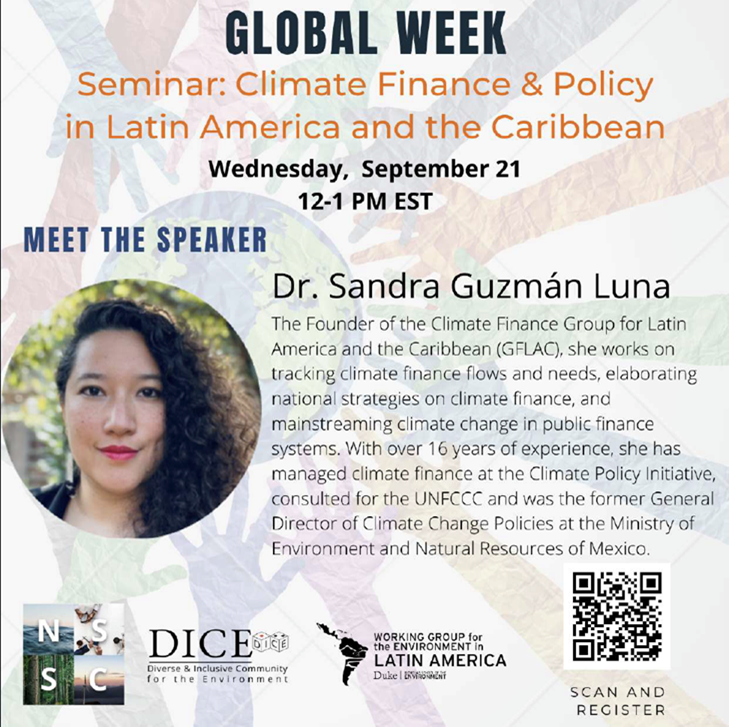 Seminar: Climate Finance & Policy in Latin America and the Caribbean